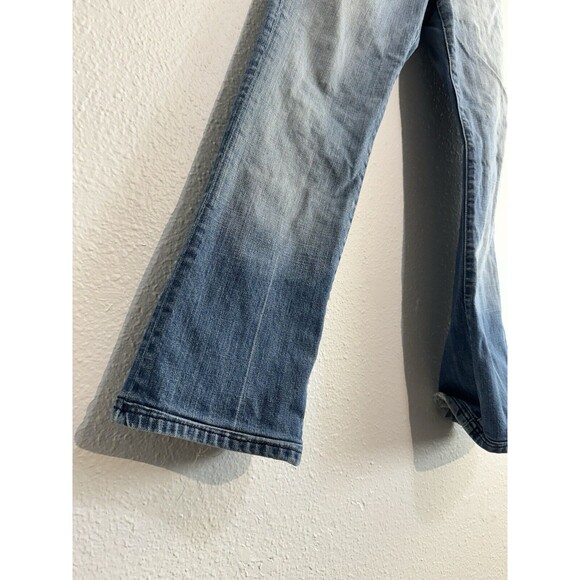 VTG 7 Seven For all Mankind Jeans Womens Sz 30 Light Wash Bootcut Made in USA - Picture 7 of 16